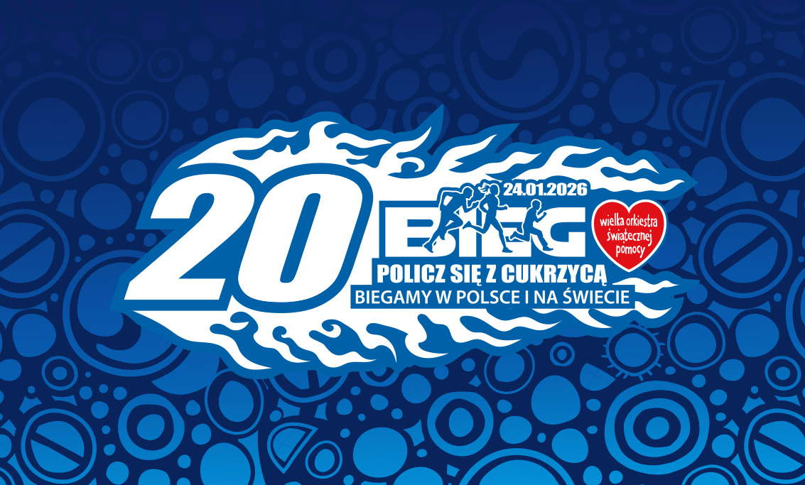 policz się z cukrzycą baner biegu 2025